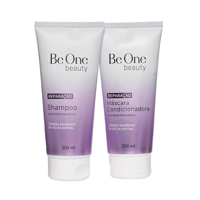 Kit Reparação: Shampoo + Máscara Condicionadora BeOne Beauty